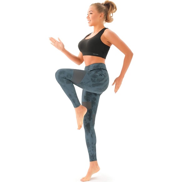 JOYSPELS YOGA PANTS W/ POCKETS HIGH WAIST WORKOUT LEGGINGS W/ TUMMY CONTROL XXL - Picture 6 of 8